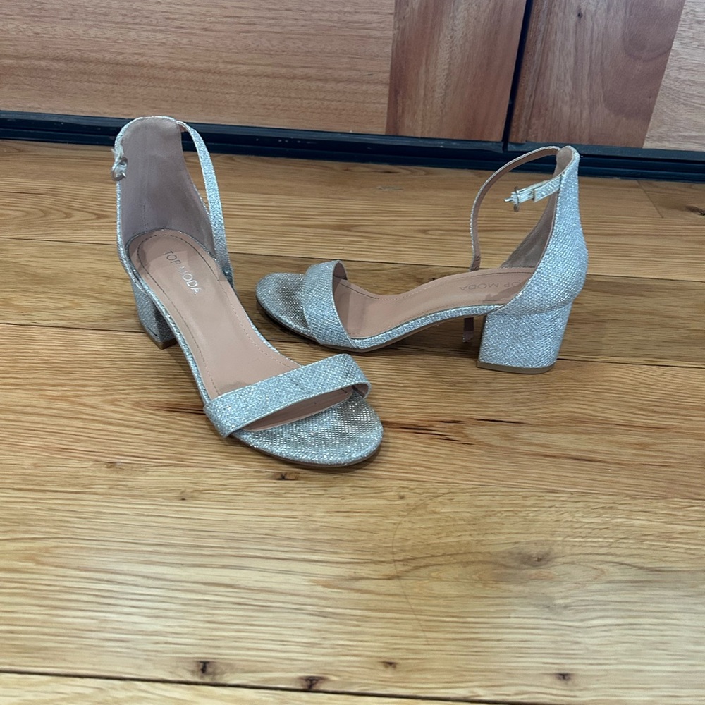 Silver heels